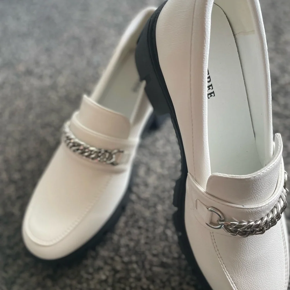 Women's White Loafers‎ for Women - Picture 7 of 12